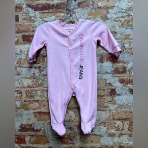 Little girls Calvin Klein Jeans pjs 0/3 months
